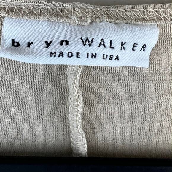 Bryn Walker Bamboo Organic Cotton Beige Oversized Lagenlook Tunic Size Small - Picture 7 of 7